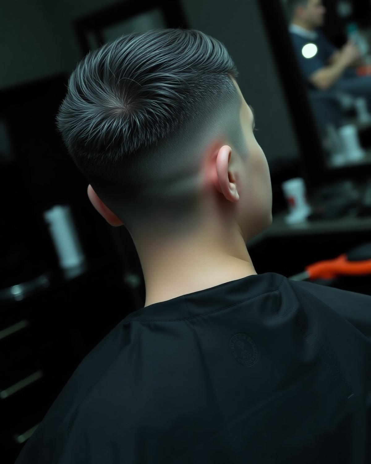Precision fade haircut